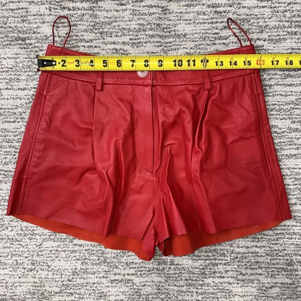 NWT Forte Forte NAPPA SHORTS - LIPS Red Large Size 3/ Large - Picture 8 of 15